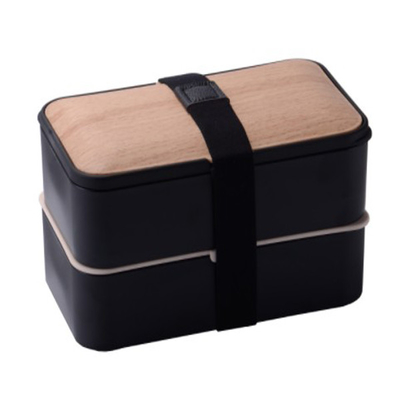 2 lagen het Lekvrije Multi van de Dooscontainers van de Compartimentenlunch Bamboebento