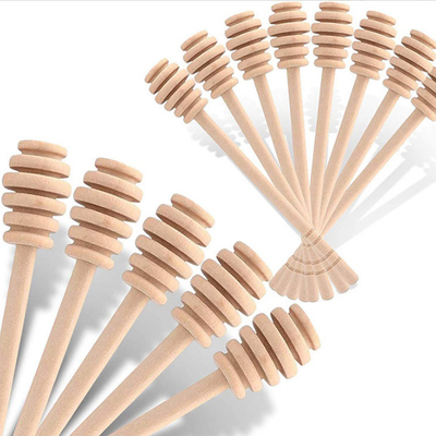 3 het Bamboekeukengerei Houten Honey Sticks Dipper van de duimhoningraat