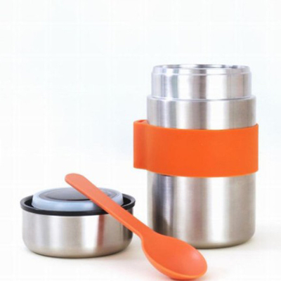 400ml de Doosfles van de roestvrij staal Vacuüm Thermische Geïsoleerde Lunch met Lepel