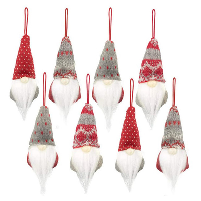 Met de hand gemaakte Halloween-de Pluchegnomen van Kerstmisornamenten voor Kerstmisboom