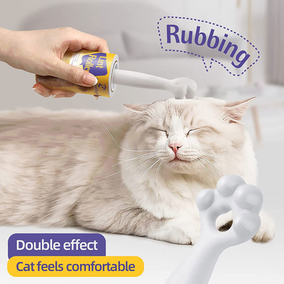 De plastic Kleverige Rol van Cat Paw Shaped Lint Remover Roller voor de Autozetels van Klerendekens