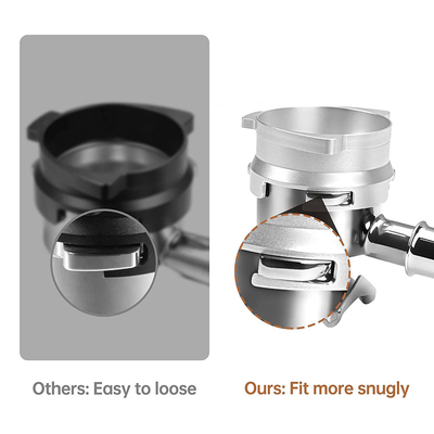 Strook 54mm de Koffie van het Handen Vrije Aluminium het Doseren Trechter voor Huiskoffie