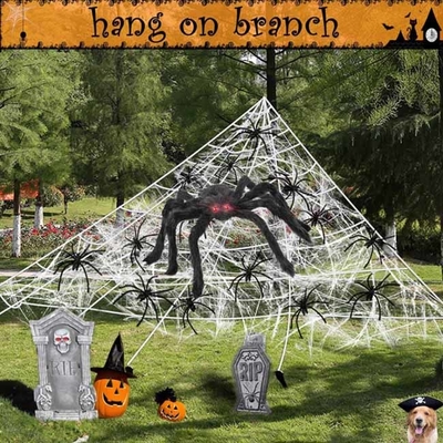 Griezelige Kerstmis van Carnaval Halloween siert Virtuele Realistische Harige Spin