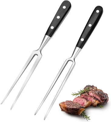12 de Vork van de het Roestvrije staalbarbecue van het duimlapje vlees voor de Grill van het Keukenbraadstuk