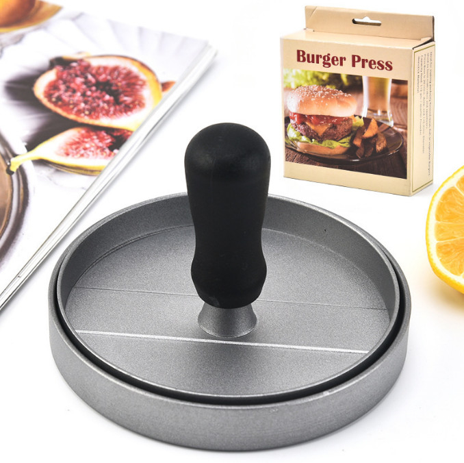 Non-Stick van het de Hulpmiddelen Hete Aluminium van Patty Maker Mold Burger Making van de Hamburgerpers Pers van het de Hamburgervlees
