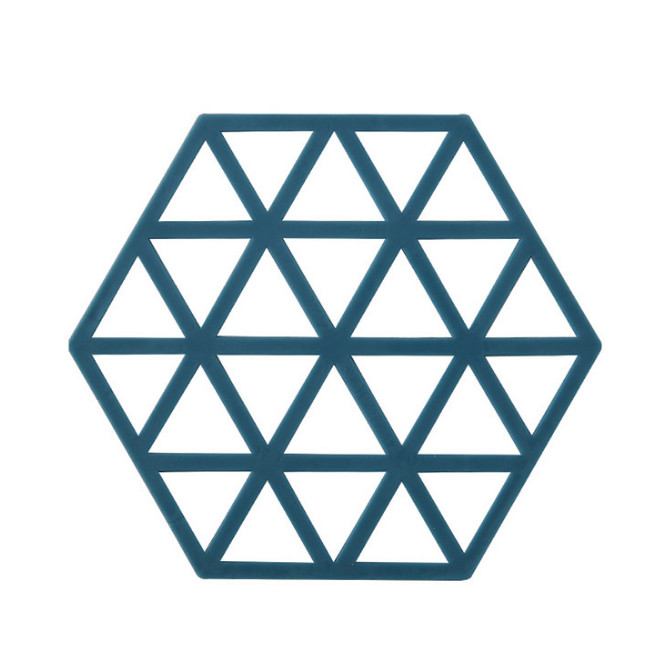 De Matten van de siliconetreeft en Heet Multifunctioneel de Keukenhulpmiddel van de Stootkussens Hexagon Hitte voor Kommatten