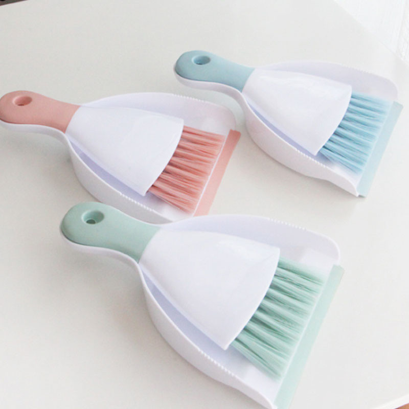 Plastic Mini Brush And Dustpan Set van kinderen voor Vloer Sofa Desk Keyboard And Car