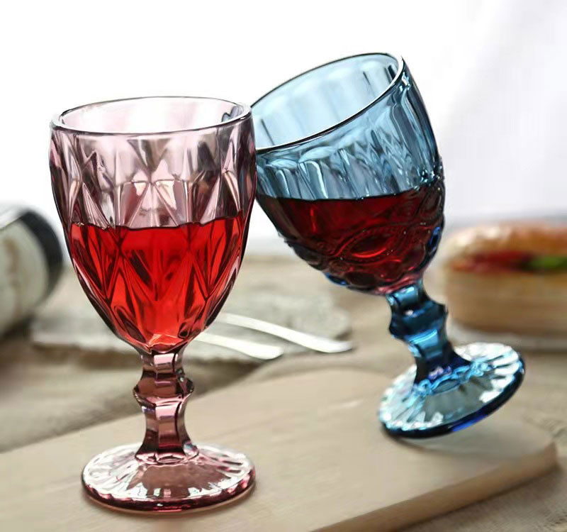 Champagne Wine Glass Goblets Colored-Glaswerkmassa voor Keuken