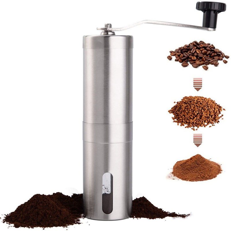 Roestvrij staal Essentiële Barista Tools Manual Coffee Bean Grinder voor Aeropress-Druppelespresso