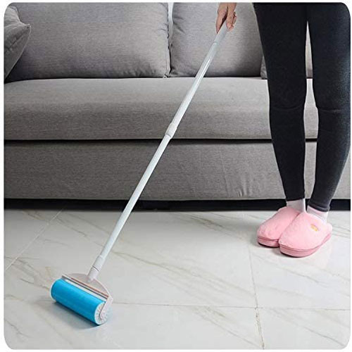 Het plastic Regelbare Lange Handvatpluksel kleedt de Rol van het Haarvlekkenmiddel voor Cat Dog Clothes