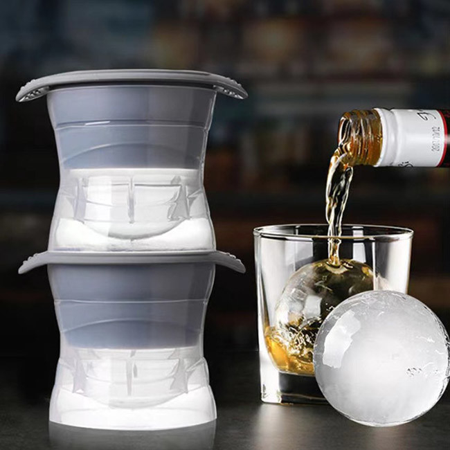 Groot Rond van het de Makersilicone van de Ijsbal het Gebiedijsblokje Tray Mold For Whiskey Cocktails